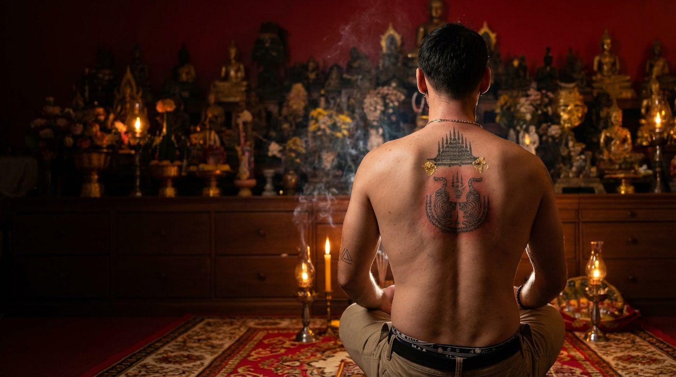 Sacred Sak Yant ceremony