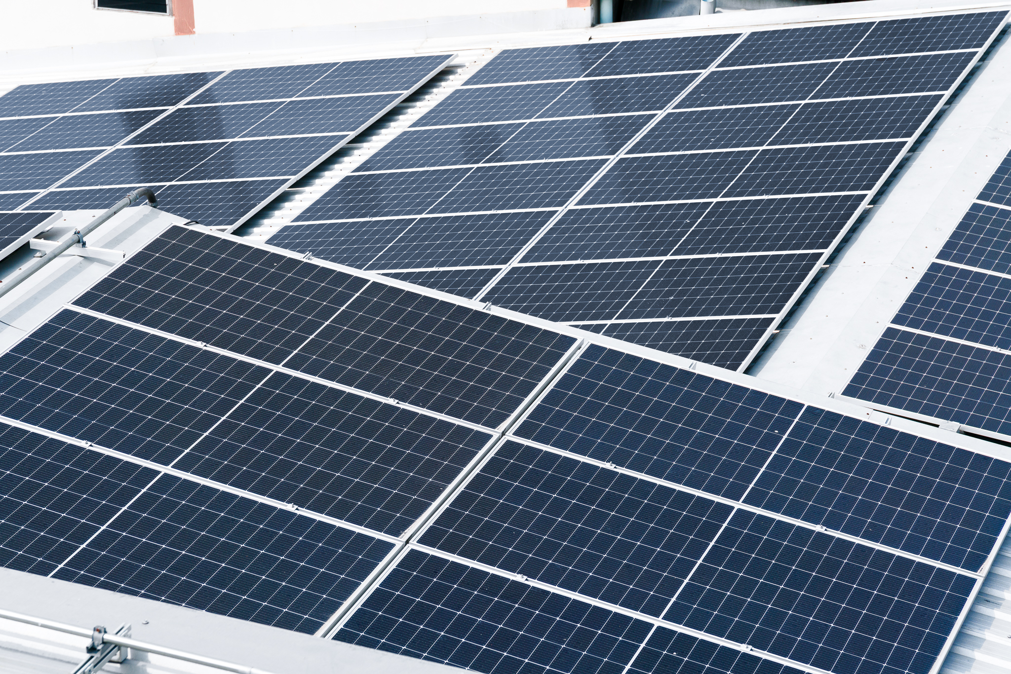 Solar panels on rooftop — Cityart factory