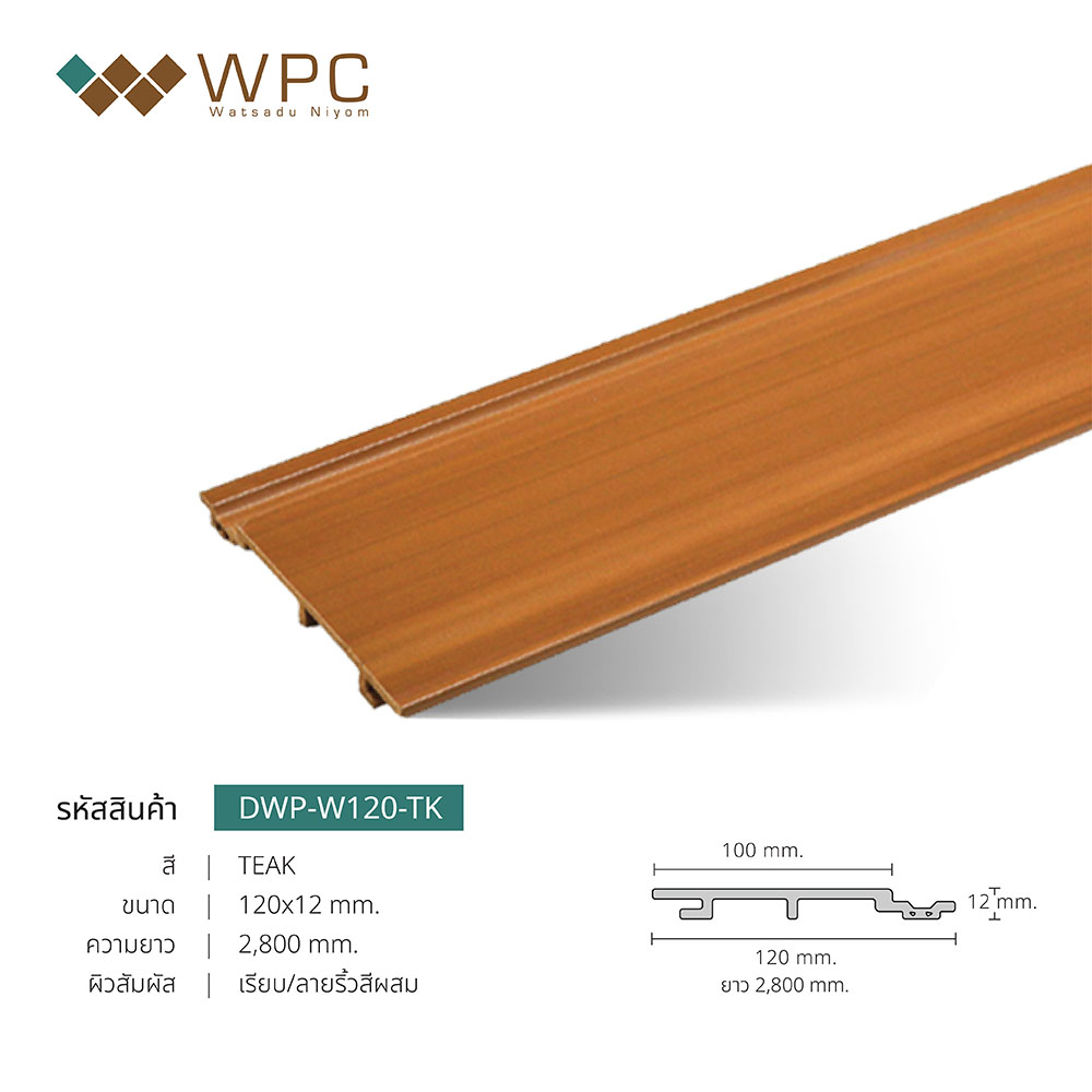 Interior wall panel smooth 4" face