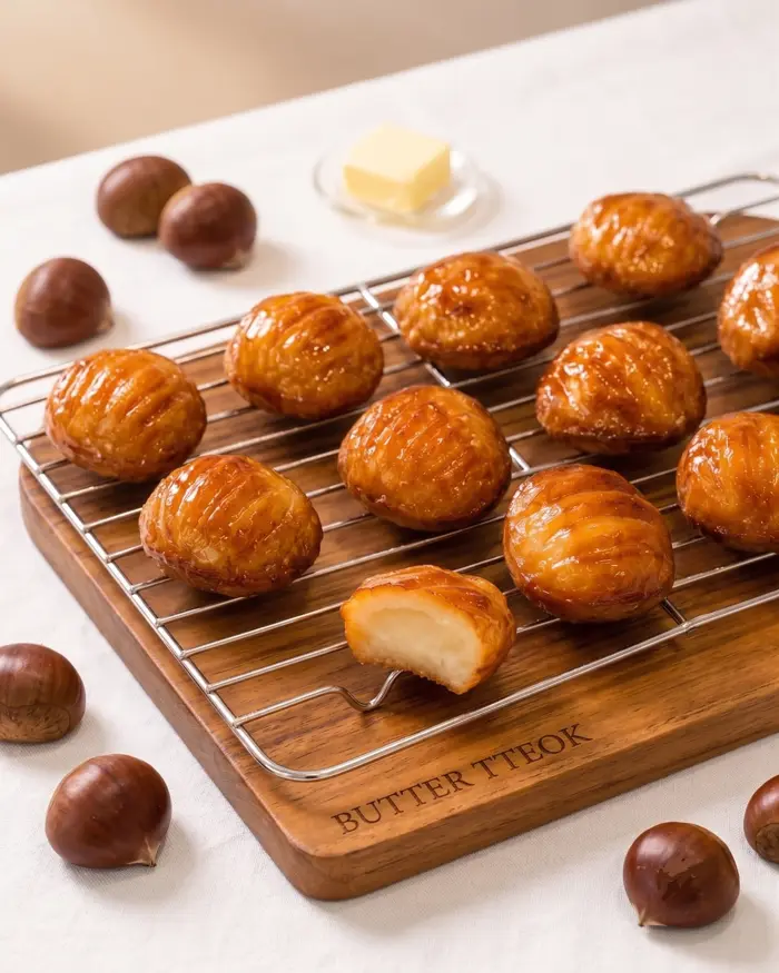 Butter Tteok — LAMMN wholesale brown menu, Bangkok bakery